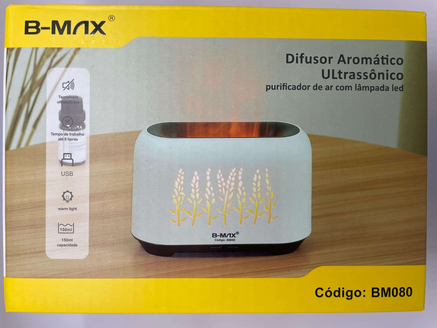 Difusor Aromático Ultrassônico B-Max BM-080