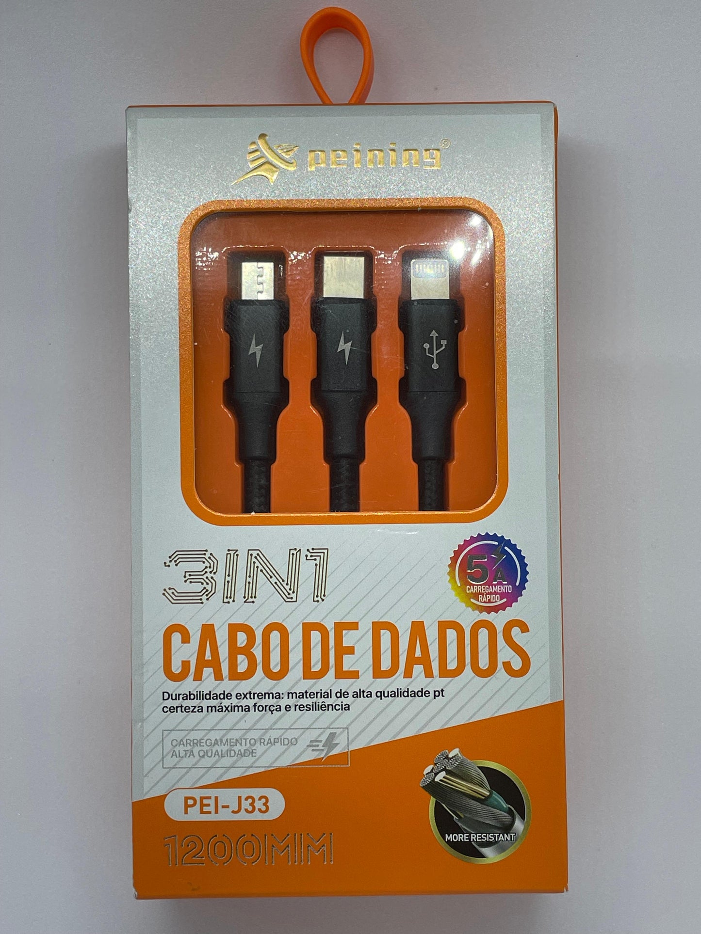 Cabo de Dados 3 em 1 PEI-J33
