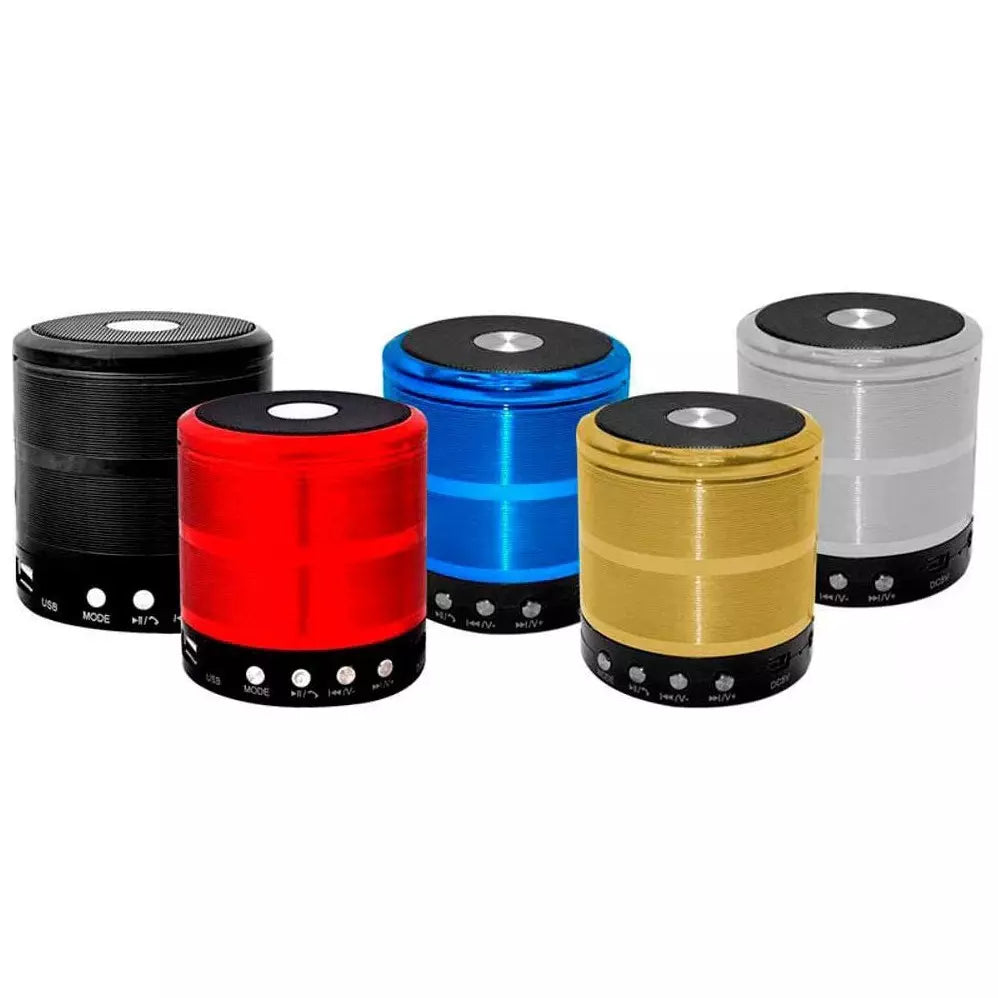 Mini Caixa De Som Portátil Speaker WS-887