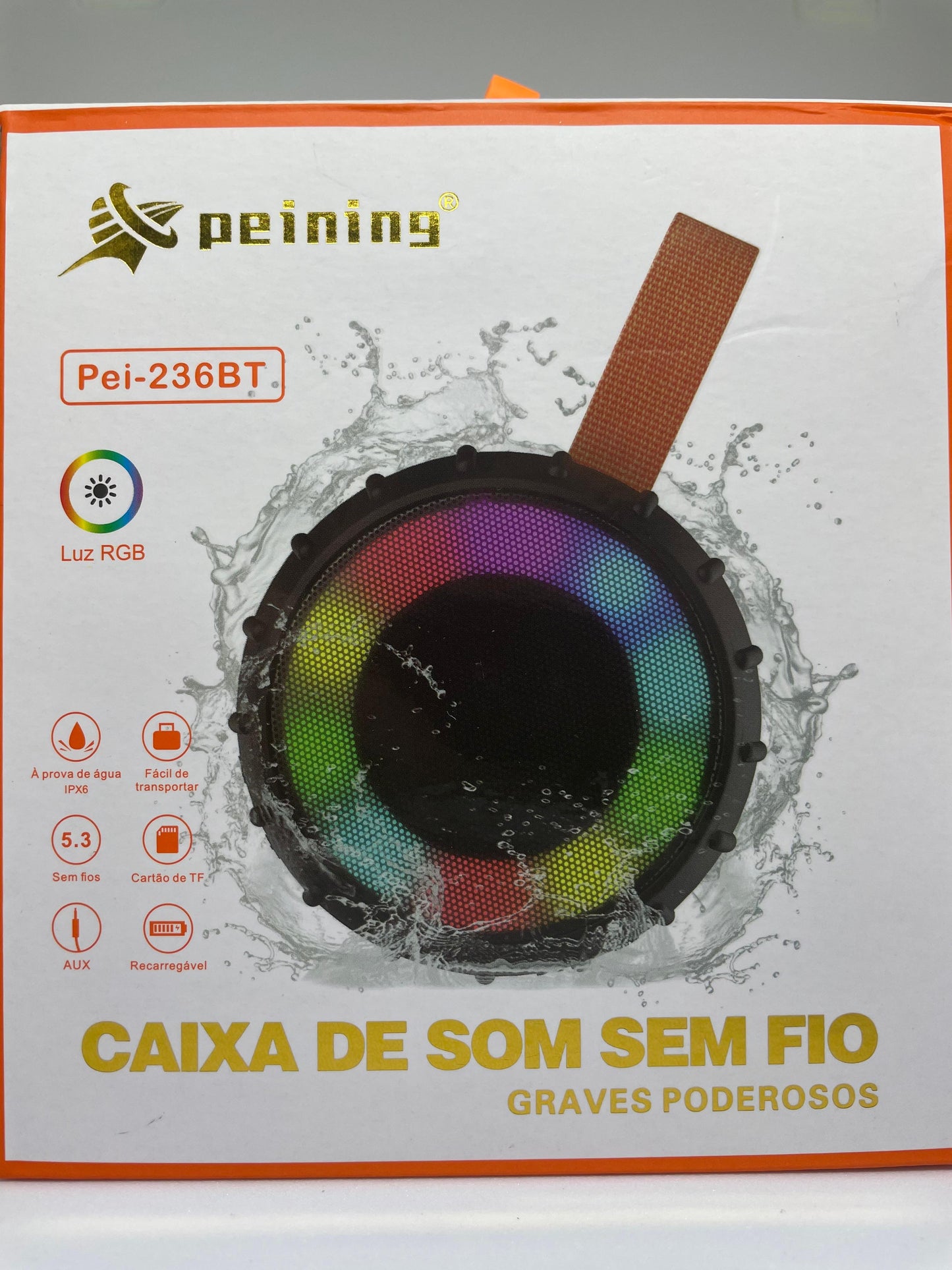 Caixa de som Peining PEI-236BT - À prova D'água